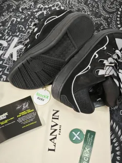 Lanvin Curb Sneaker Black Grey FM-SKRK11-REFL-P2210 PB111901 review Stockxkicks 02