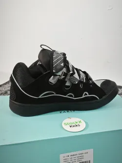 Lanvin Curb Sneaker Black Grey FM-SKRK11-REFL-P2210 PB111901 review Stockxkicks 03