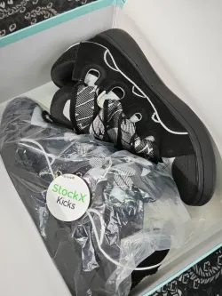 Lanvin Curb Sneaker Black Grey FM-SKRK11-REFL-P2210 PB111901 review Stockxkicks 04