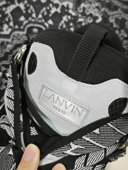 Lanvin Curb Sneaker Black Grey FM-SKRK11-REFL-P2210 PB111901 review Stockxkicks 05