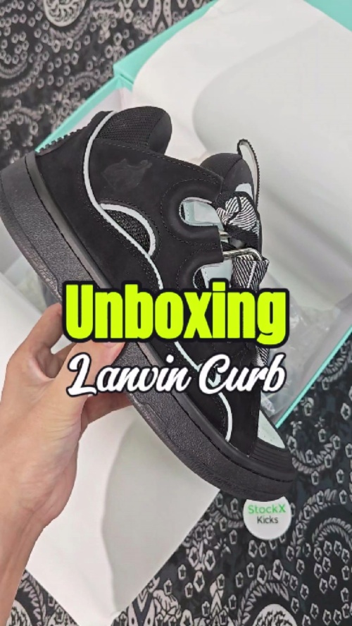 Lanvin Curb Sneaker Black Grey FM-SKRK11-REFL-P2210 PB111901 review 