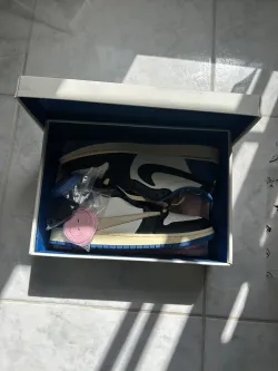 PK God Batch Air Jordan 1 Retro Low OG SP Fragment x Travis Scott DM7866-140 review Him 03