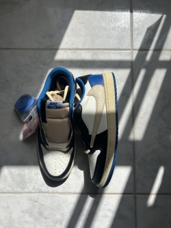 PK God Batch Air Jordan 1 Retro Low OG SP Fragment x Travis Scott DM7866-140 review Him 04