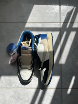 PK God Batch Air Jordan 1 Retro Low OG SP Fragment x Travis Scott DM7866-140 review Him 04