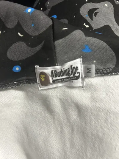 BAPE Space Camo Shark WGM Full-Zip Hoodie Black review Anthony  01