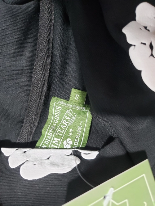 Denim Tears The Cotton Wreath Hoodie Black SS23 review 