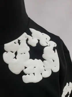 Denim Tears The Cotton Wreath Hoodie Black SS23 review stockxkicksvip  03