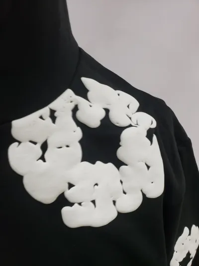 Denim Tears The Cotton Wreath Hoodie Black SS23 review stockxkicksvip  02