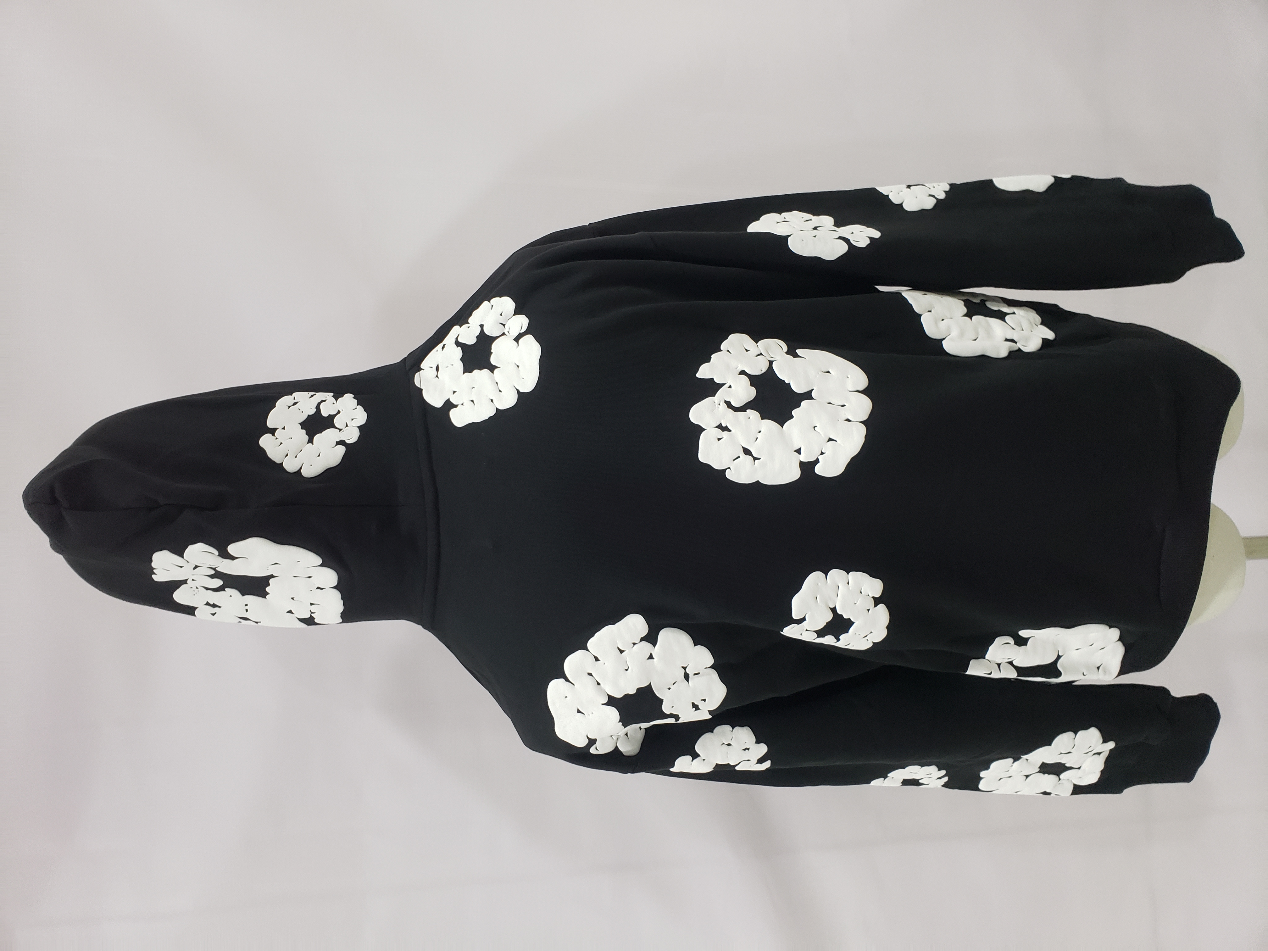 Denim Tears The Cotton Wreath Hoodie Black SS23 review stockxkicksvip 03