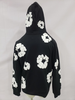 Denim Tears The Cotton Wreath Hoodie Black SS23 review stockxkicksvip 04