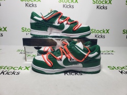 PK God Batch Nike Dunk Low Off-White Pine Green CT0856-100 review stockxkicksvip 07