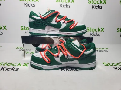 PK God Batch Nike Dunk Low Off-White Pine Green CT0856-100 review stockxkicksvip  06