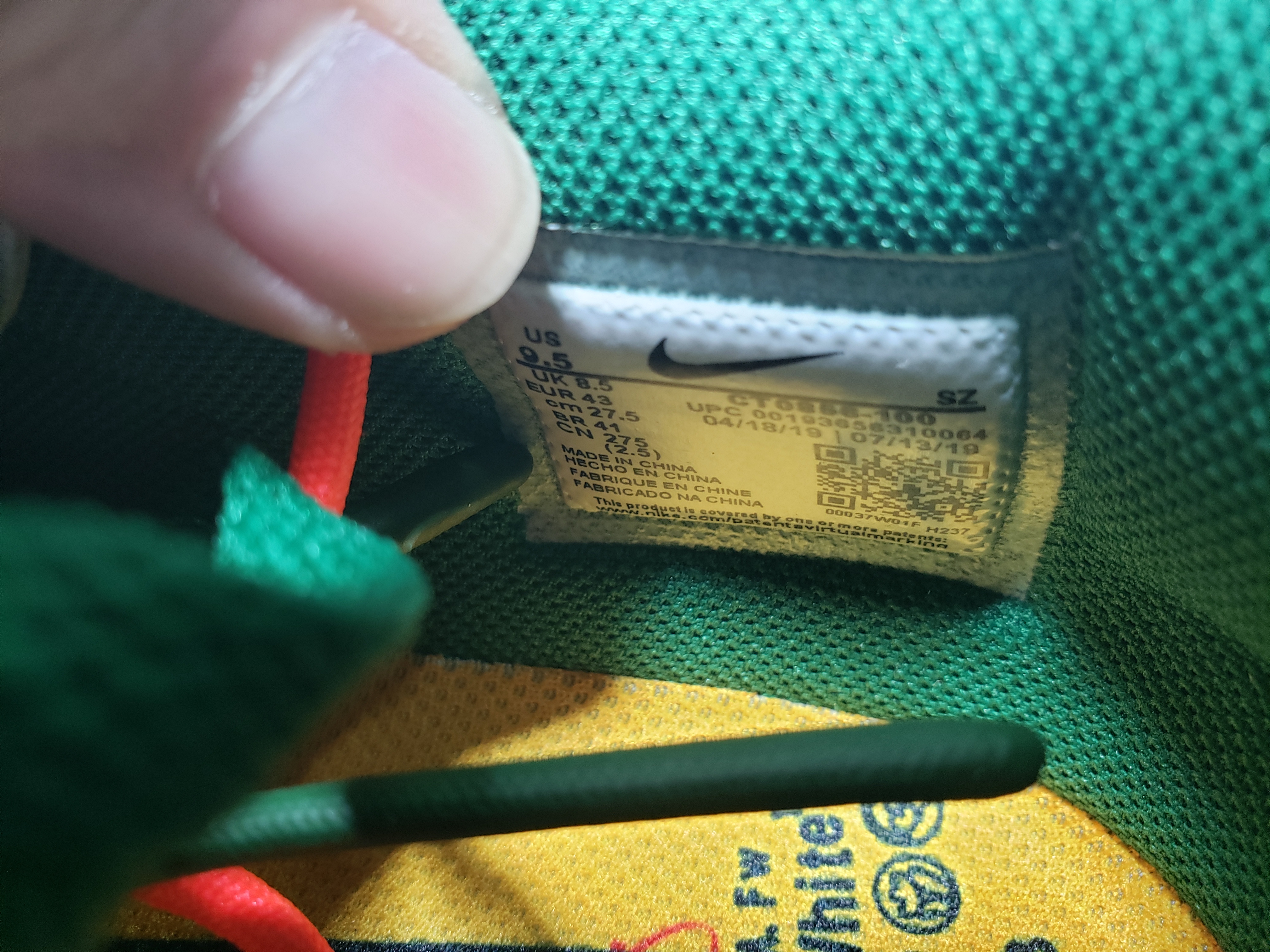 PK God Batch Nike Dunk Low Off-White Pine Green CT0856-100 review stockxkicksvip 02