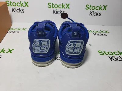 Louis Vuitton Skate Sneaker Blue Leather CK24060305 review stockxkicksvip 01