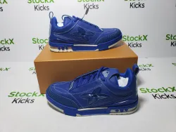Louis Vuitton Skate Sneaker Blue Leather CK24060305 review stockxkicksvip 05
