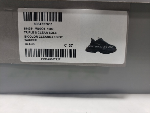 Balenciaga Triple S Black (2019) 534217 W09O1 1000/ 534217 W2CA1 1000 review 