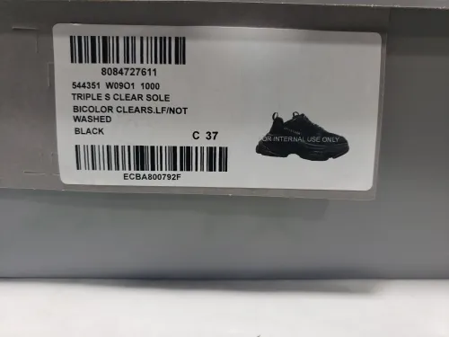 Balenciaga Triple S Black (2019) 534217 W09O1 1000/ 534217 W2CA1 1000 review 