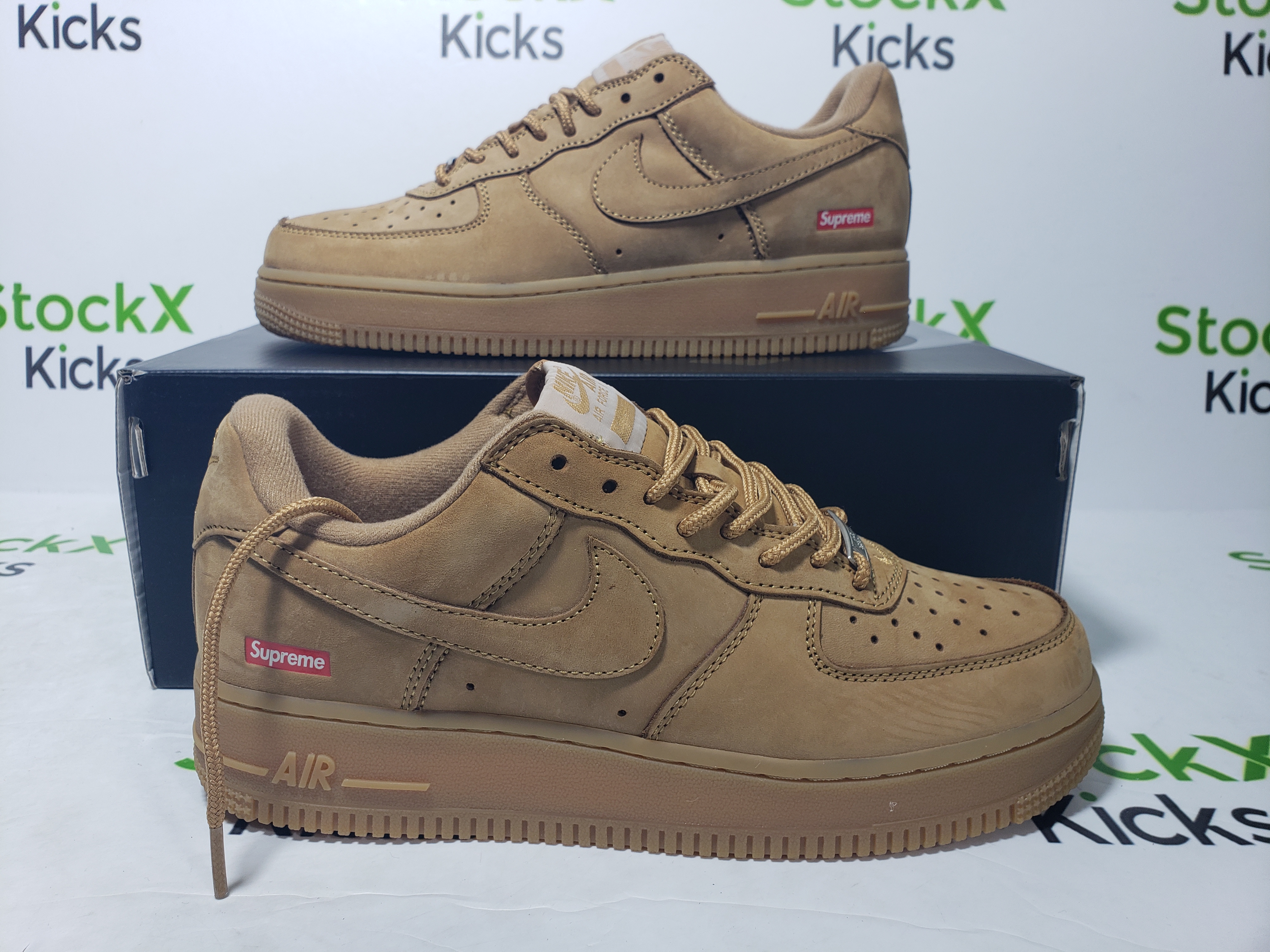 LJR Batch Nike Air Force 1 Low SPS upreme Wheat DN1555-200 review stockxkicksvip 05