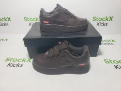 LJR Batch Nike Air Force 1 Low Supreme Baroque Brown CU9225-200 review stockxkicksvip 05
