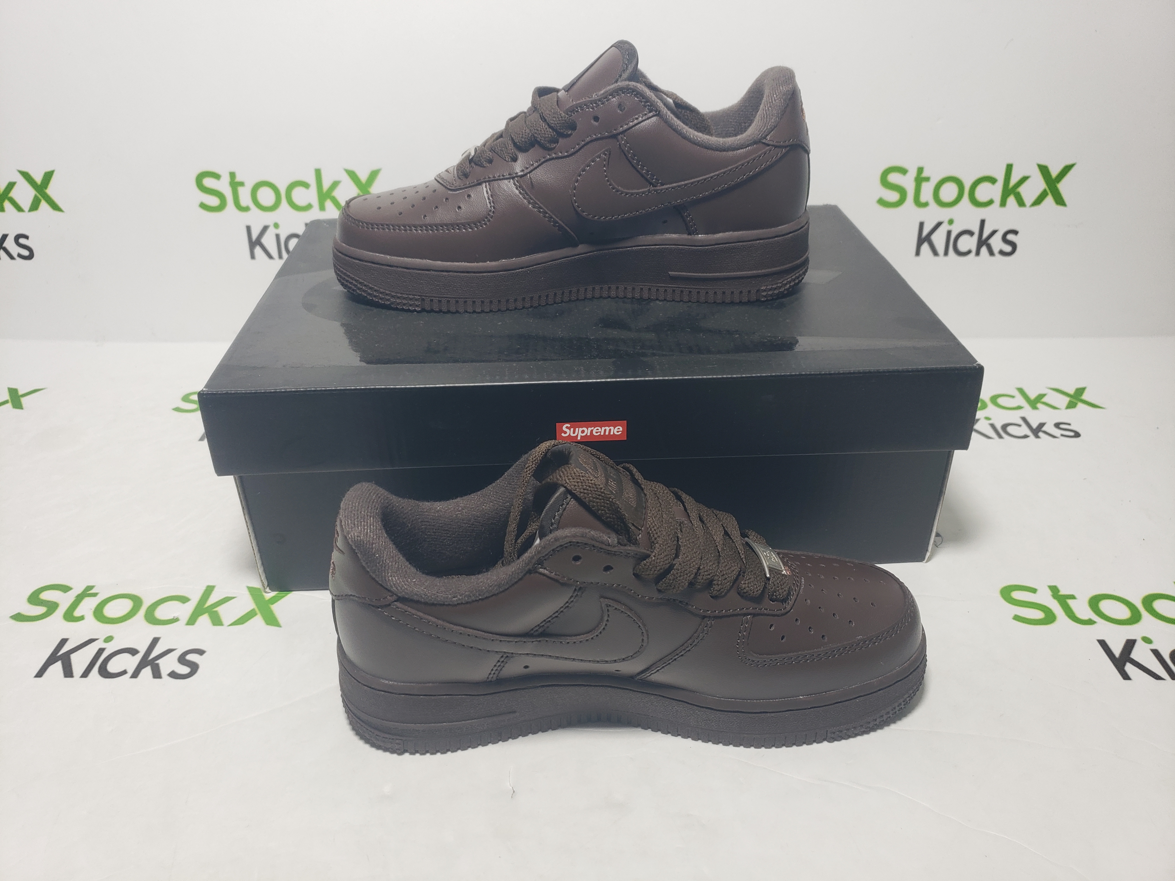 LJR Batch Nike Air Force 1 Low Supreme Baroque Brown CU9225-200 review stockxkicksvip 03