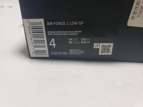 LJR Batch Nike Air Force 1 Low Supreme Baroque Brown CU9225-200 review 