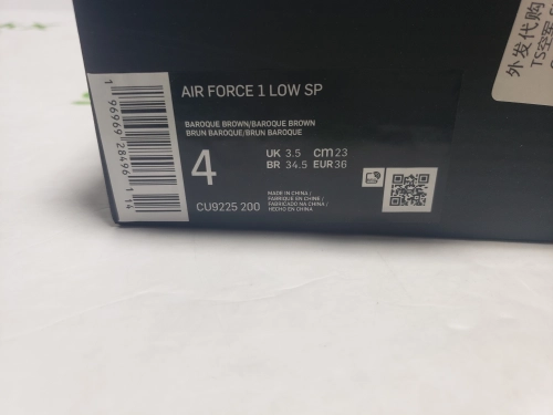 LJR Batch Nike Air Force 1 Low Supreme Baroque Brown CU9225-200 review 