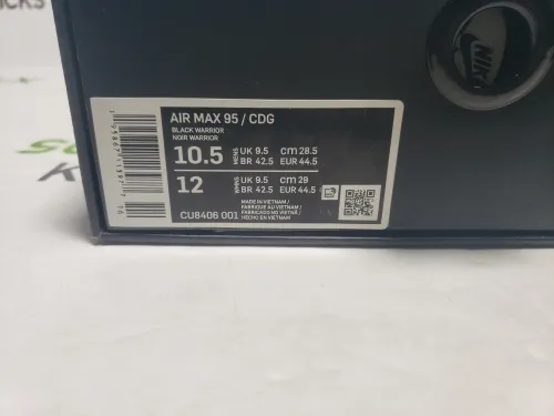 Nike Air Max 95 Comme des Garcons Black CU8406-001 review 