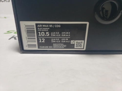 Nike Air Max 95 Comme des Garcons Black CU8406-001 review 