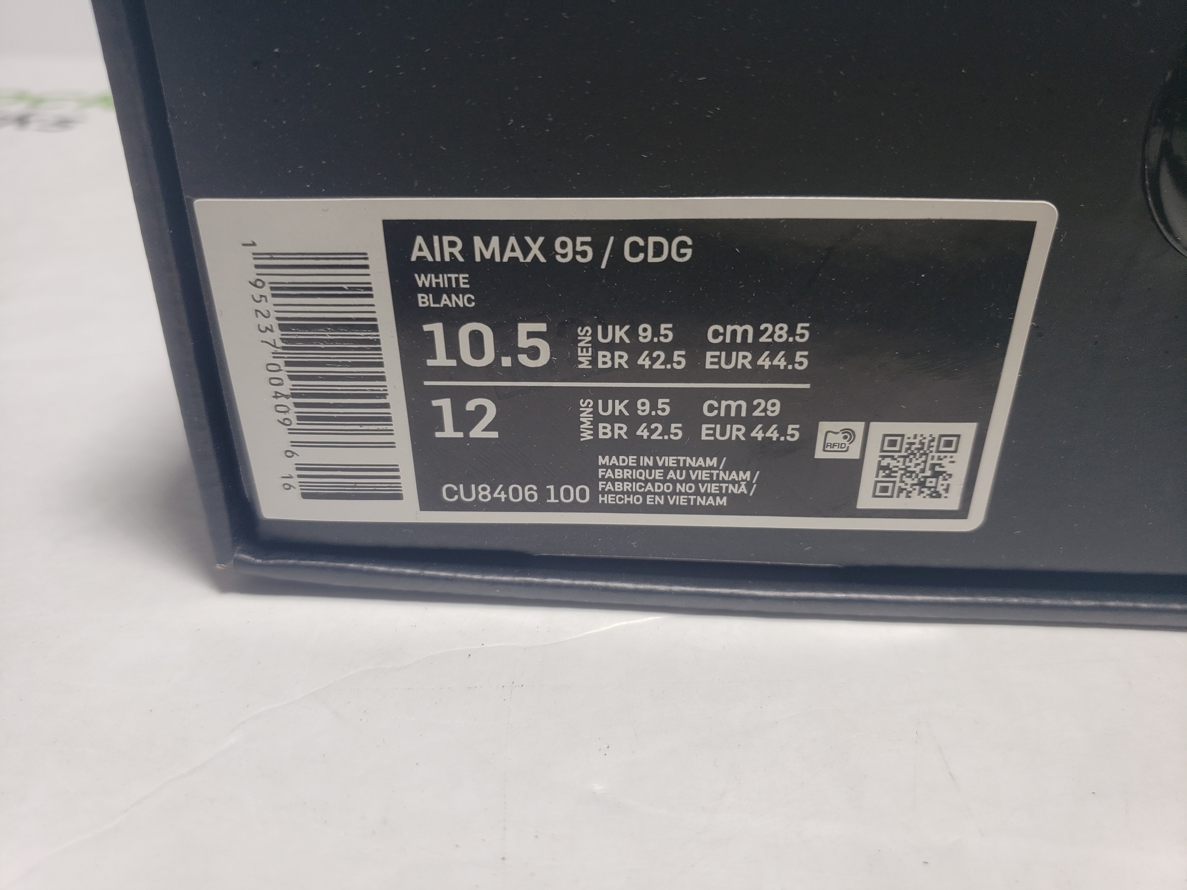 Nike Air Max 95 Comme des Garcons White CU8406-100 review stockxkicksvip 00