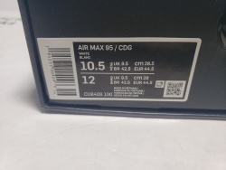 Nike Air Max 95 Comme des Garcons White CU8406-100 review stockxkicksvip 01