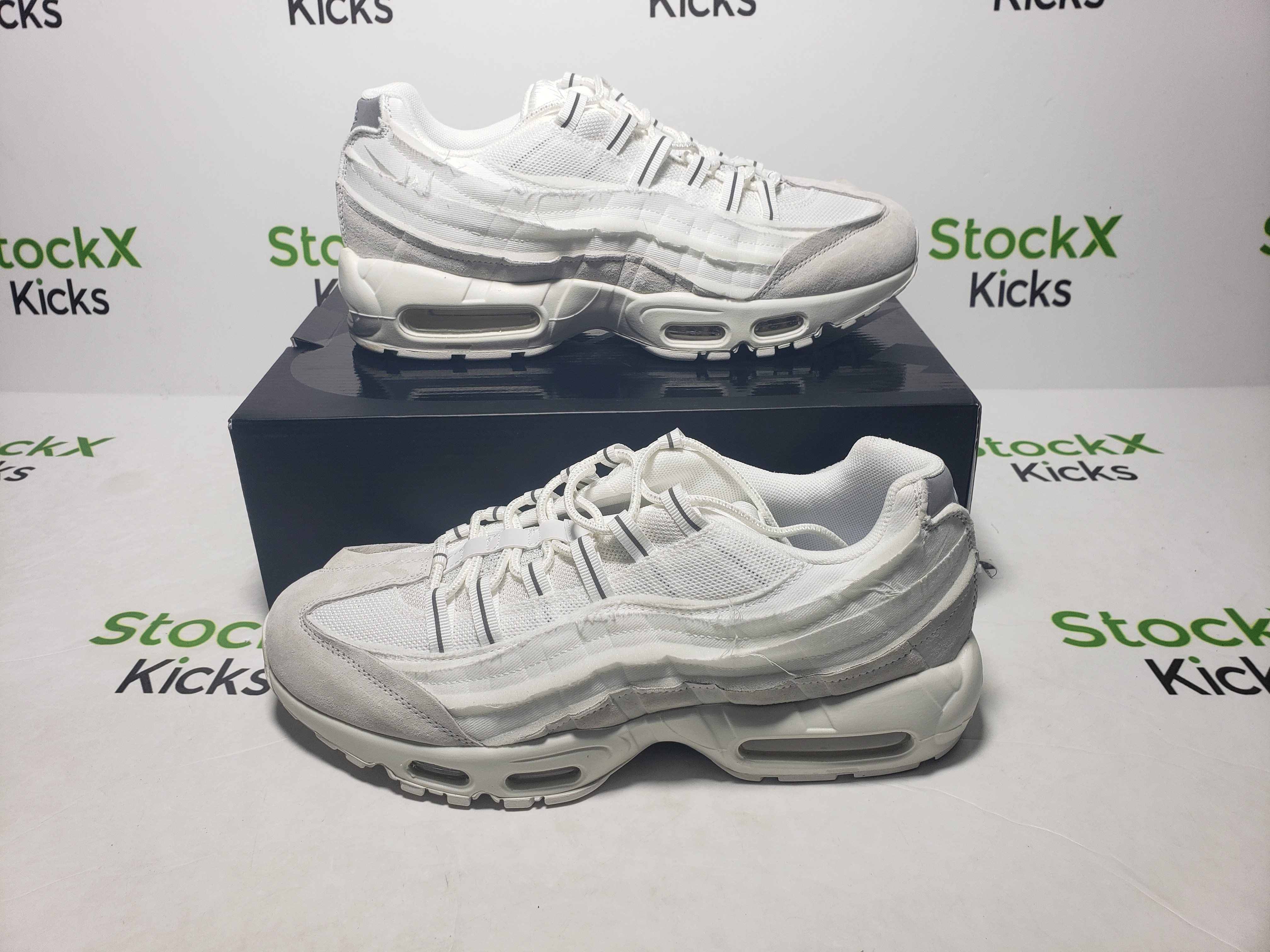 Nike Air Max 95 Comme des Garcons White CU8406-100 review stockxkicksvip 04