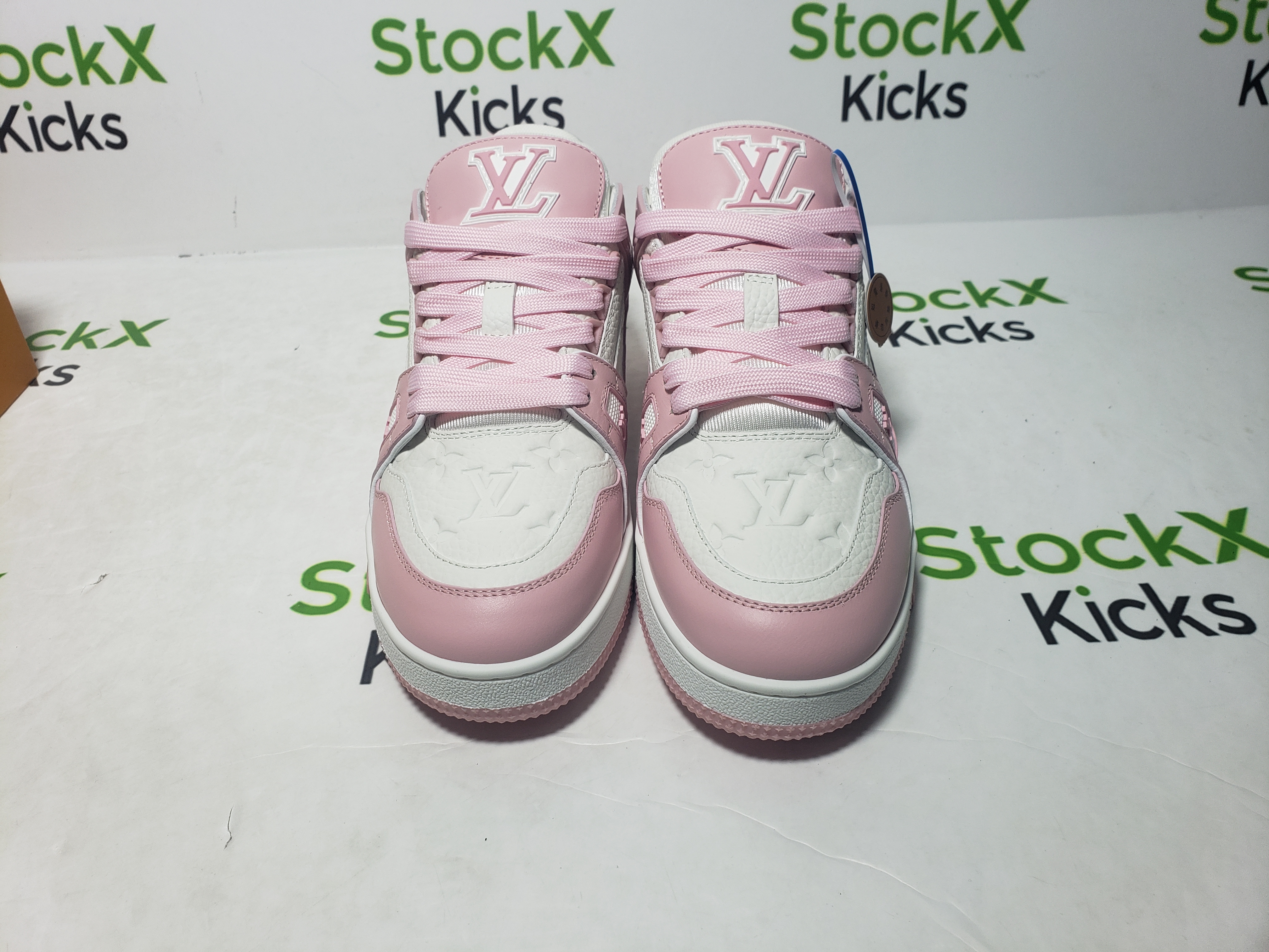 Louis Vuitton Trainer Rose Pink VL0231 review stockxkicksvip 02
