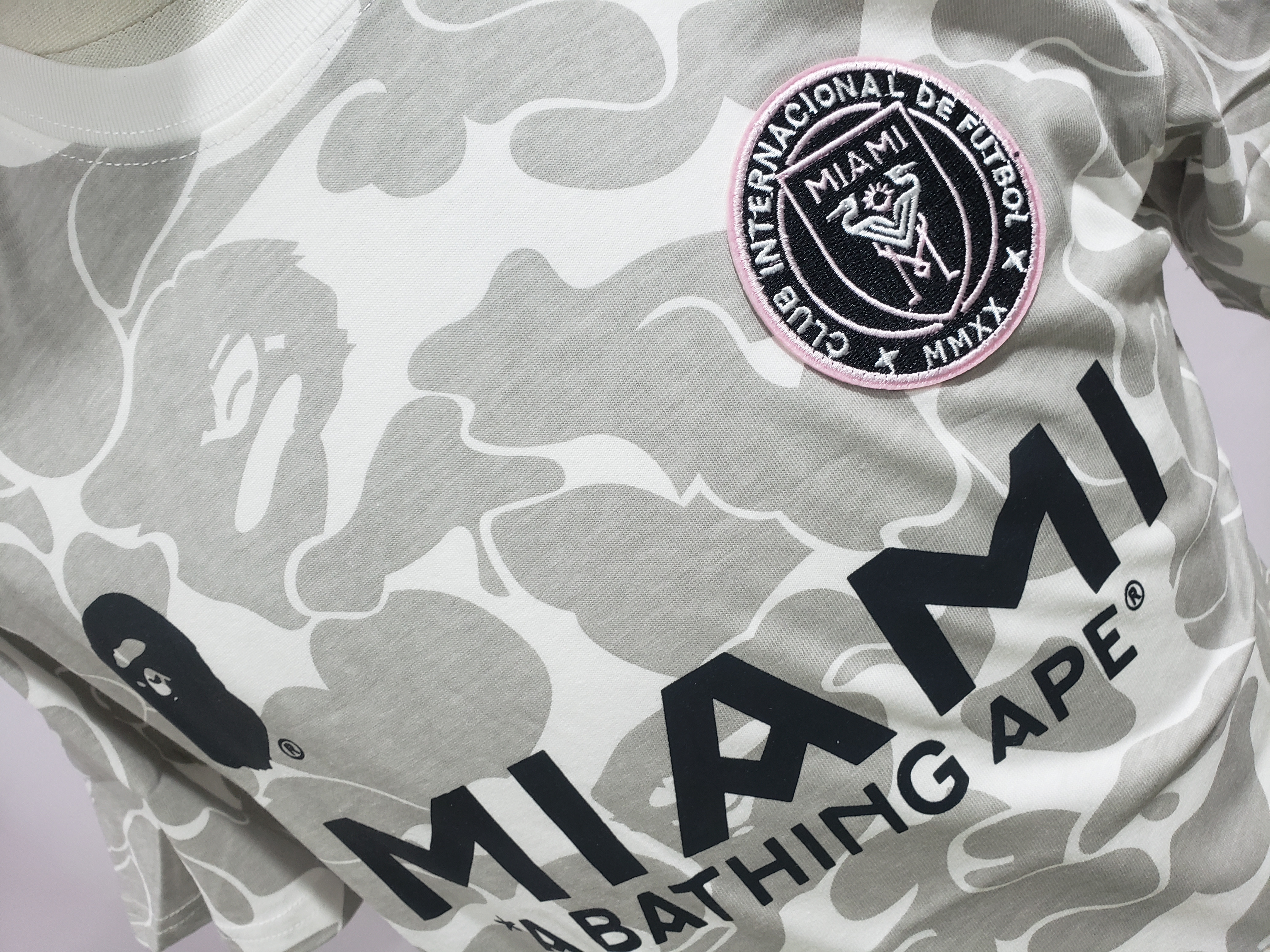 BAPE x Inter Miami CF Camo Tee White review stockxkicksvip 02