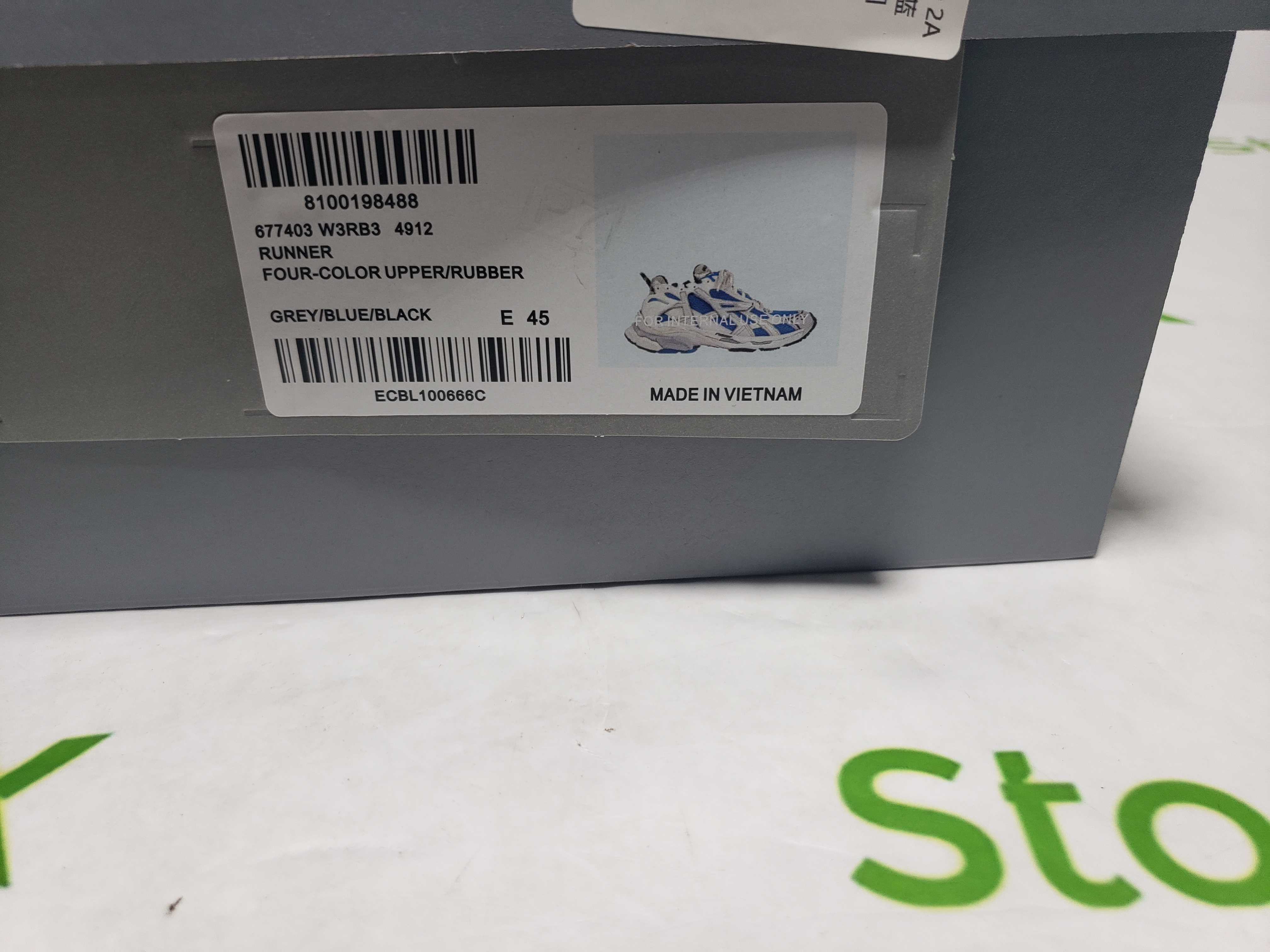 Balenciaga Runner White Blue 677402W3RB34912 review stockxkicksvip 00