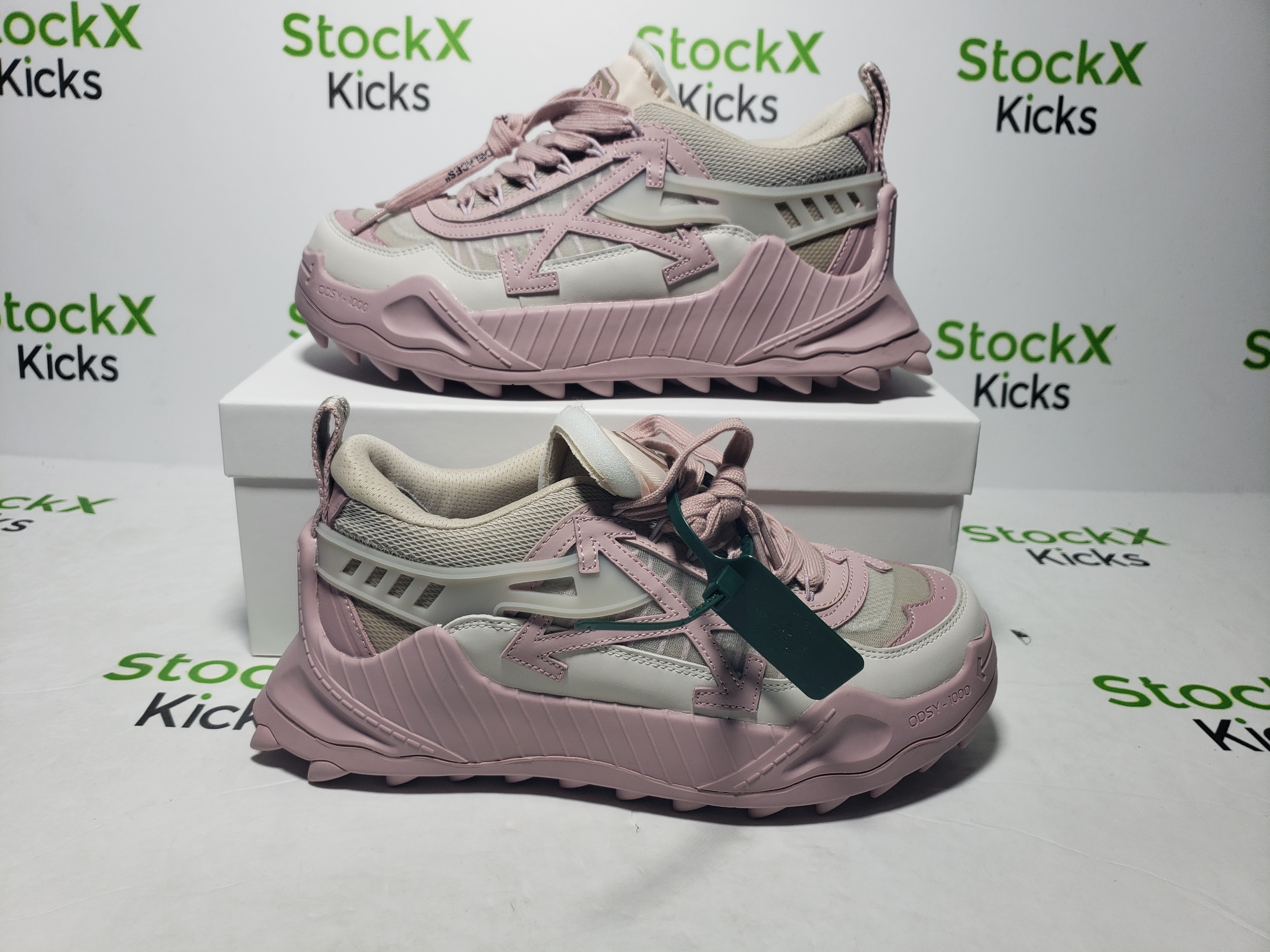 Off-White Odsy-1000 Beige Pink OMIA139F 22FAB00 16130 review stockxkicksvip 02