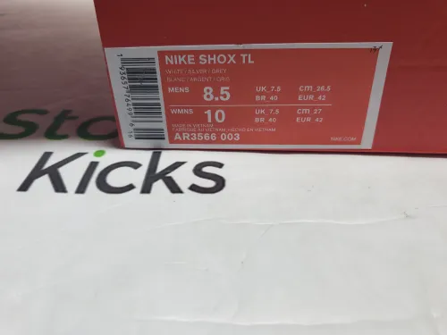 Nike Shox TL White AR3566-100  review 