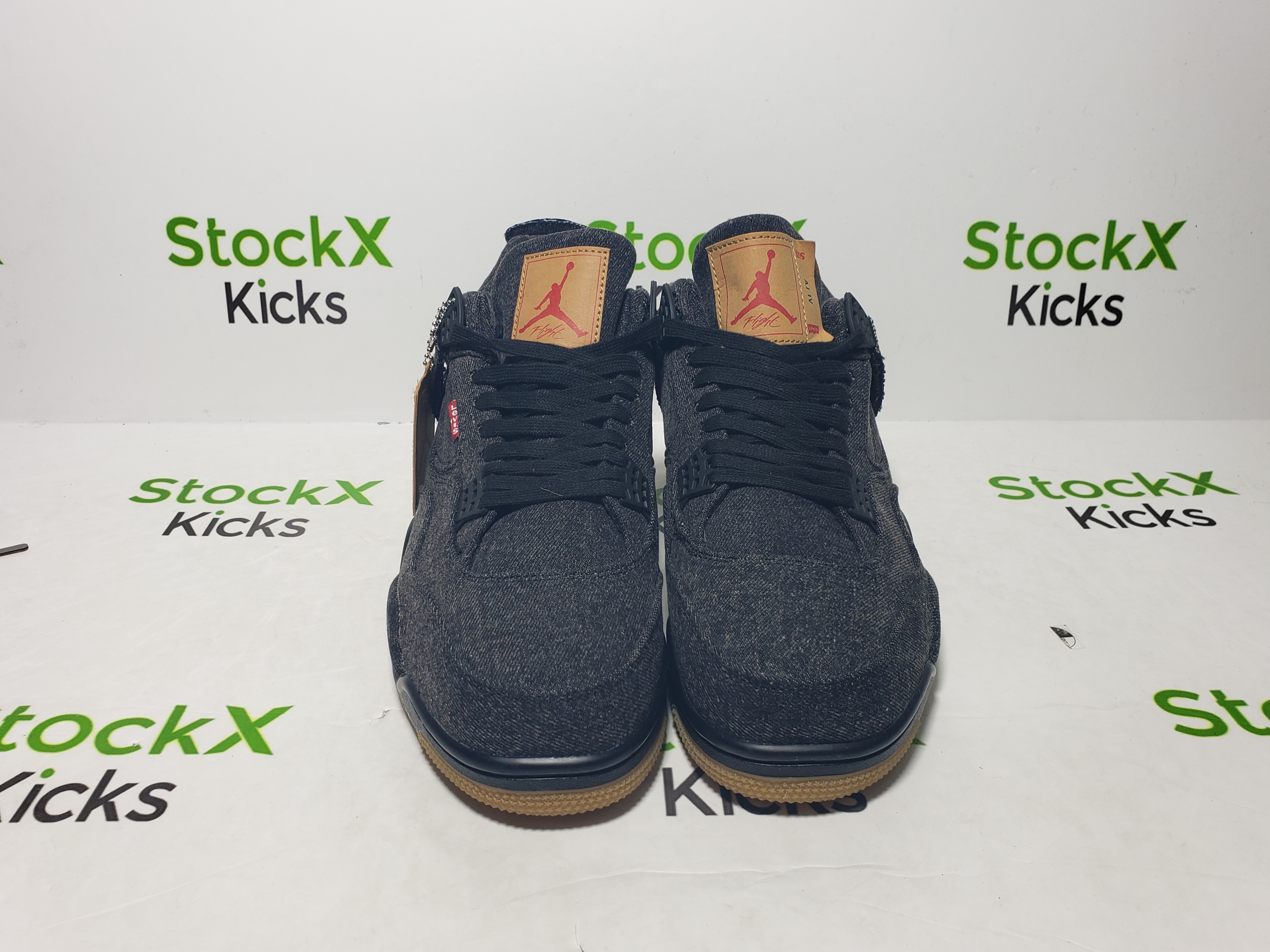 PK God Batch Air Jordan 4 Retro Levi's Black (Levi's Tag) A02571-001 review stockxkicksvip 03