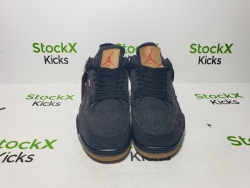 PK God Batch Air Jordan 4 Retro Levi's Black (Levi's Tag) AQ9103-001 review stockxkicksvip 04