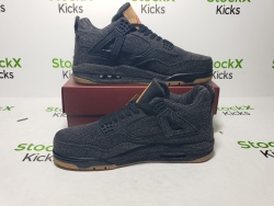 PK God Batch Air Jordan 4 Retro Levi's Black (Levi's Tag) AQ9103-001 review stockxkicksvip 07