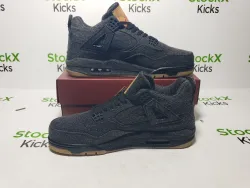 PK God Batch Air Jordan 4 Retro Levi's Black (Levi's Tag) AQ9103-001 review stockxkicksvip 07