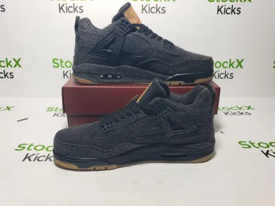 PK God Batch Air Jordan 4 Retro Levi's Black (Levi's Tag) AQ9103-001 review stockxkicksvip 06