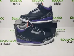 PK God Batch Air Jordan 3 RetroBlack Court Purple CT8532-050 review Stockxkicks 06