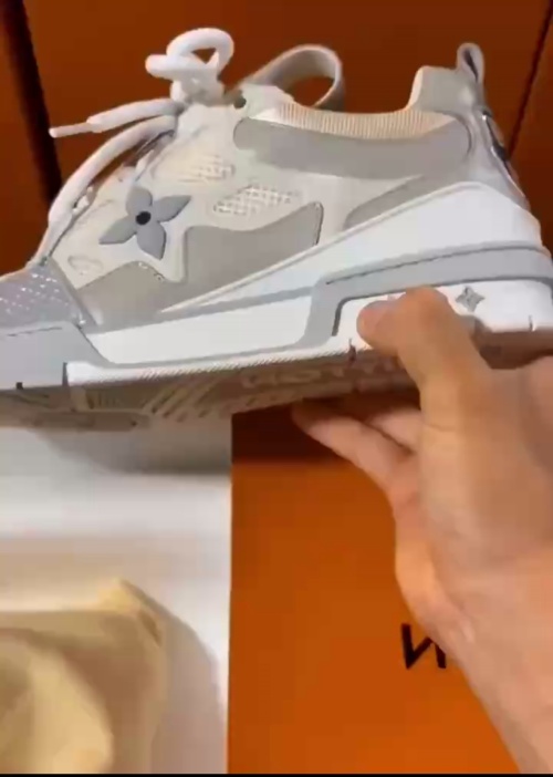 Louis Vuitton Skate Sneaker Grey 1ACQP4 review 