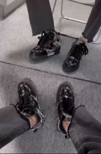 Louis Vuitton LV Skate Sneaker Black Swarovski Monogram 1ABMHV review Tara Longobardi