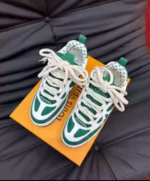 Louis Vuitton Skate Sneaker White Green 1AC520 review Jhon Doe