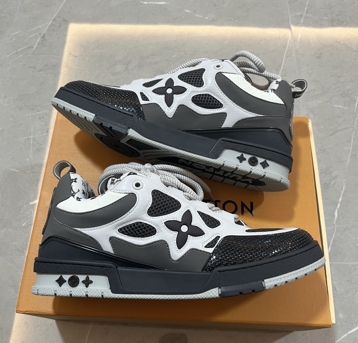 Louis Vuitton Skate Sneaker Black Grey 1AC52M review Jakeb Herriman