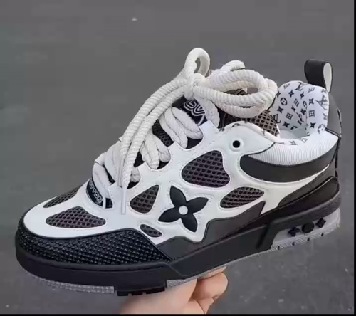 Louis Vuitton Skate Sneaker Black Grey 1AC52M review 