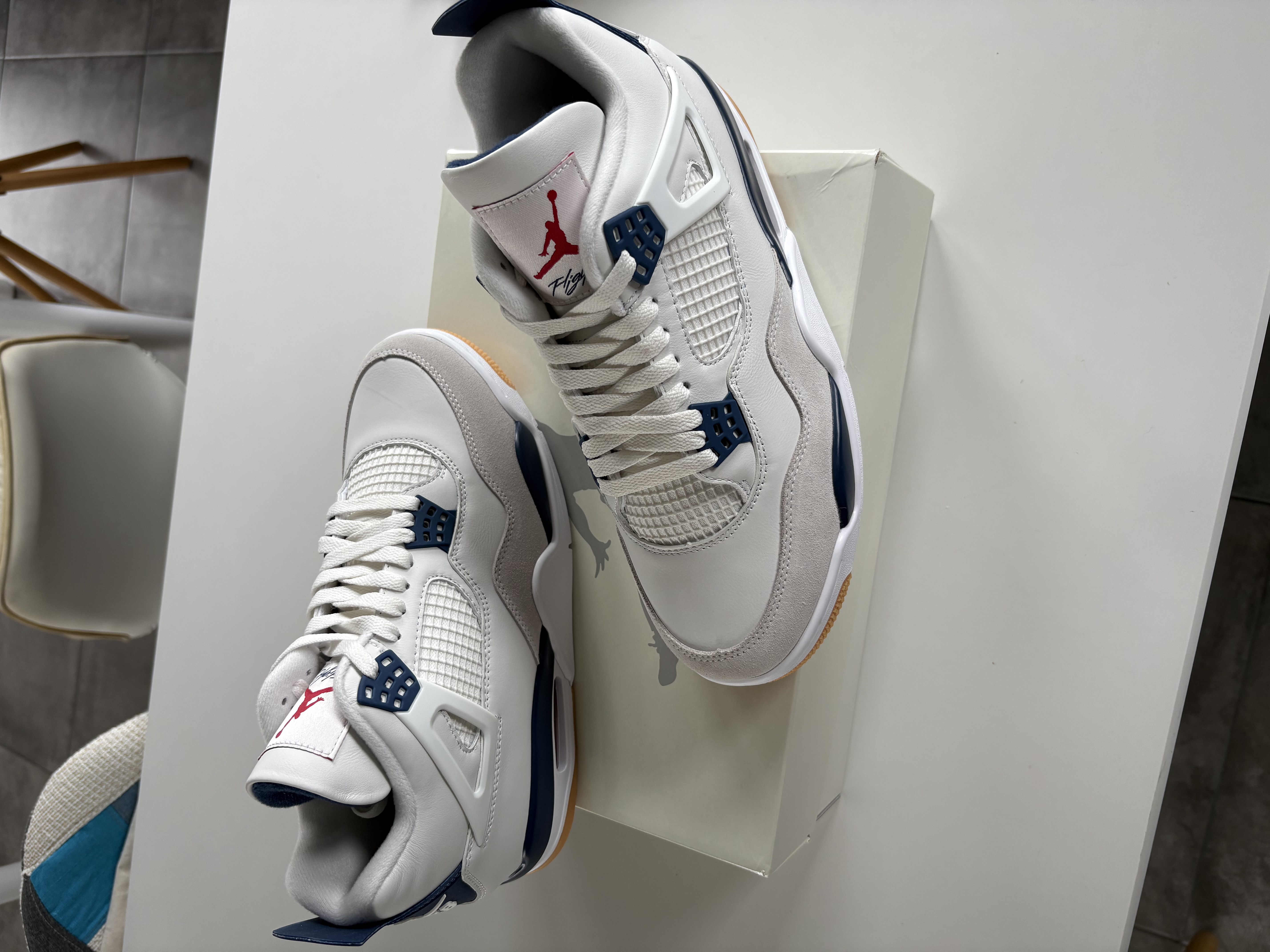 PK God Batch Jordan 4 Retro SB SP Navy DR5415-100 review Xavinho 02