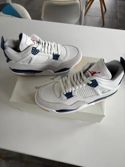 PK God Batch Jordan 4 Retro SB SP Navy DR5415-100 review Xavinho 02