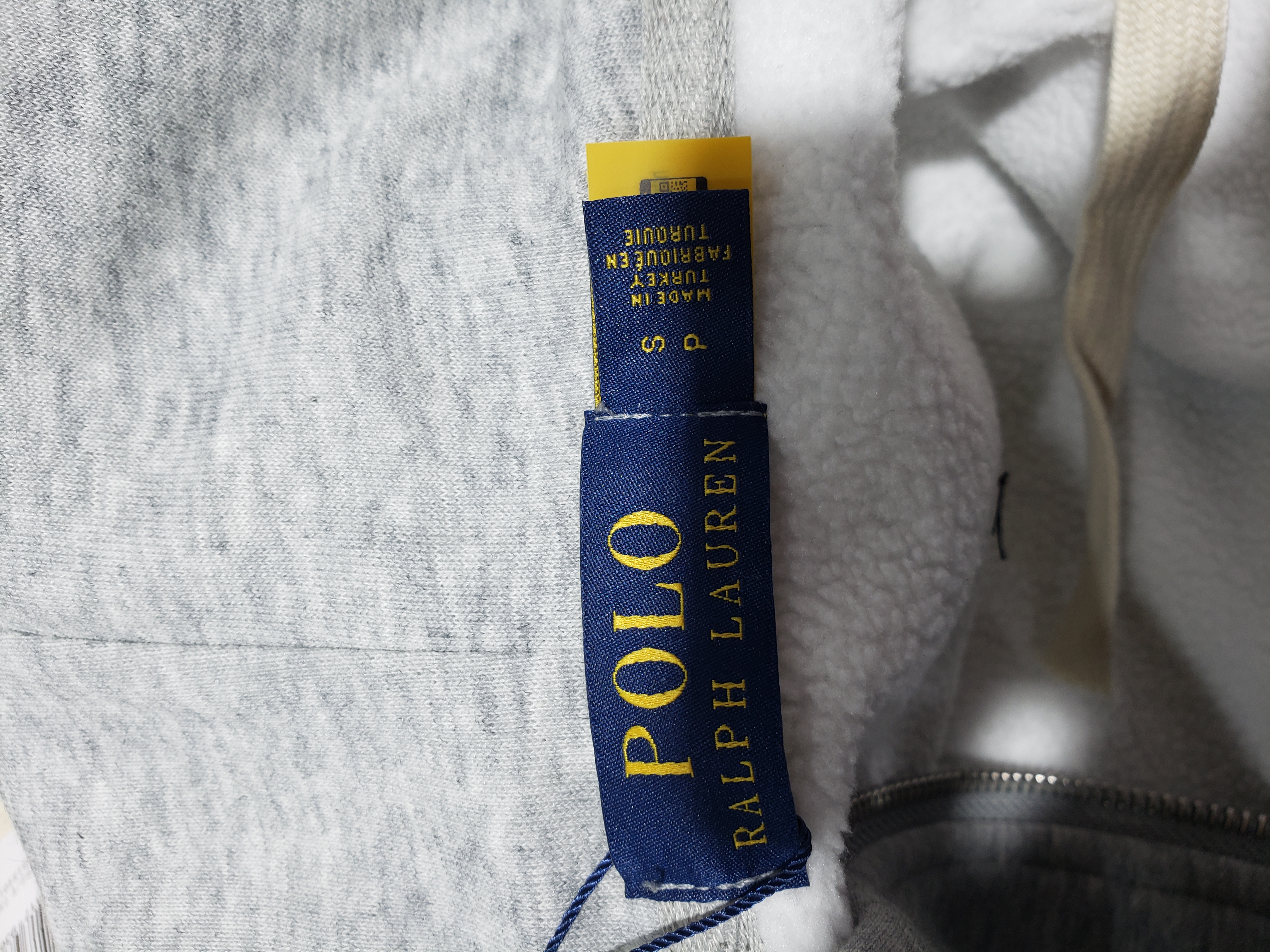 Polo Ralph Lauren Men's Double Knit Full-Zip Hoodie Sweatshirt Grey  review Stockxkicksvip 03